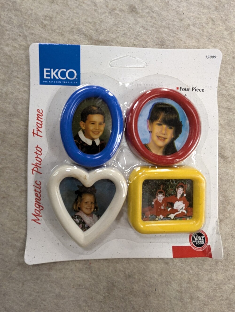 ECKO Vintage 90s Mini Photo Fridge Magnets Shapes Primary Colors Pack Of 1